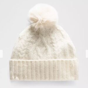 NWT LULULEMON Women’s Cable-Knit Pom Beanie Cream One Size